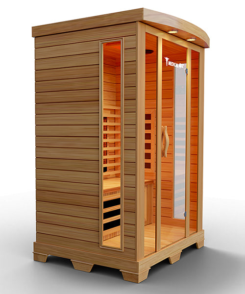 2 Person Home Full Spectrum Infrared Sauna | Medical 4™ - Sweatfully