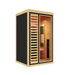 Peak Saunas Shasta 1-Person Indoor Full Spectrum Infrared Sauna with XL Medical-Grade Red Light Therapy & Smart WiFi App Control - Sweatfully