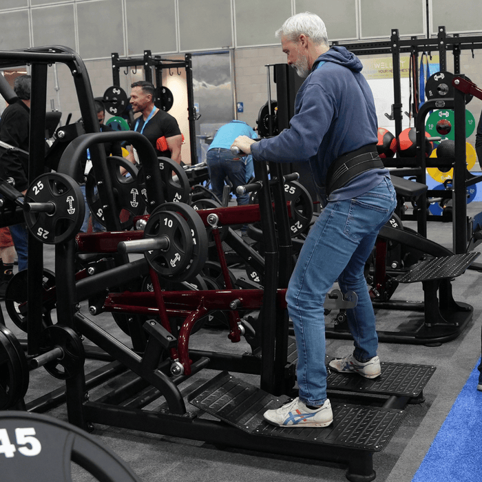 Pro Strength Belt Squat - Muscle D Fitness - Standing Belted Hip Thrust - Plate Loaded - Sweatfully