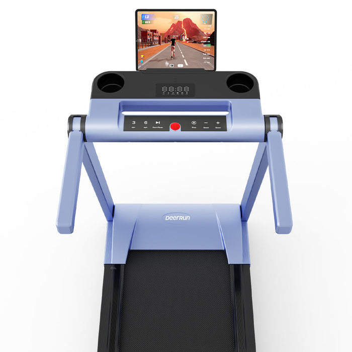 DeerRun A1 Pro Move+  6% Incline Foldable Treadmill——2025 Upgraded Chip & NFC Support | 350Lbs, 10mph - Sweatfully