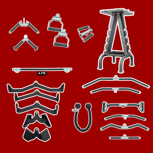 Ultimate Cable Attachment and Storage Kit - #3 - Muscle D Fitness - Sweatfully