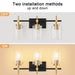 Jasper Modern Clear Glass 3-Light Bathroom Vanity Light - Sweatfully