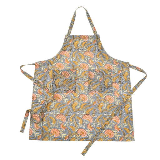 Curacao Block Print Apron - Sweatfully