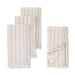 Linen Stripe Napkins Set of 4 Grey - Sweatfully