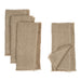 Lina Linen Napkins Set of 4 Sand - Sweatfully