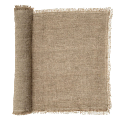 Lina Linen Runner, Sand - Sweatfully