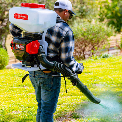 5 Gal Battery-Powered Fertilizer Spreader Broadcast Lawn Seed Ice Melt Salt - Sweatfully