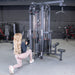 4 Stack Megatron Standard Jungle Gym - 2 Colors - Muscle D Fitness - Low Row, Lat Pulldown, Single Handle Hi/low Pulley, Double Hi/Low Pulley - Sweatfully
