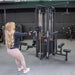 4 Stack Megatron Standard Jungle Gym - 2 Colors - Muscle D Fitness - Low Row, Lat Pulldown, Single Handle Hi/low Pulley, Double Hi/Low Pulley - Sweatfully