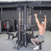 4 Stack Megatron Standard Jungle Gym - 2 Colors - Muscle D Fitness - Low Row, Lat Pulldown, Single Handle Hi/low Pulley, Double Hi/Low Pulley - Sweatfully