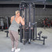 4 Stack Megatron Standard Jungle Gym - 2 Colors - Muscle D Fitness - Low Row, Lat Pulldown, Single Handle Hi/low Pulley, Double Hi/Low Pulley - Sweatfully