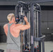 4 Stack Megatron Standard Jungle Gym - 2 Colors - Muscle D Fitness - Low Row, Lat Pulldown, Single Handle Hi/low Pulley, Double Hi/Low Pulley - Sweatfully