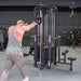 4 Stack Megatron Standard Jungle Gym - 2 Colors - Muscle D Fitness - Low Row, Lat Pulldown, Single Handle Hi/low Pulley, Double Hi/Low Pulley - Sweatfully