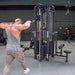 4 Stack Megatron Standard Jungle Gym - 2 Colors - Muscle D Fitness - Low Row, Lat Pulldown, Single Handle Hi/low Pulley, Double Hi/Low Pulley - Sweatfully