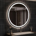 4 in 1 Blacklit Framed Round LED Bathroom Mirror - Sweatfully