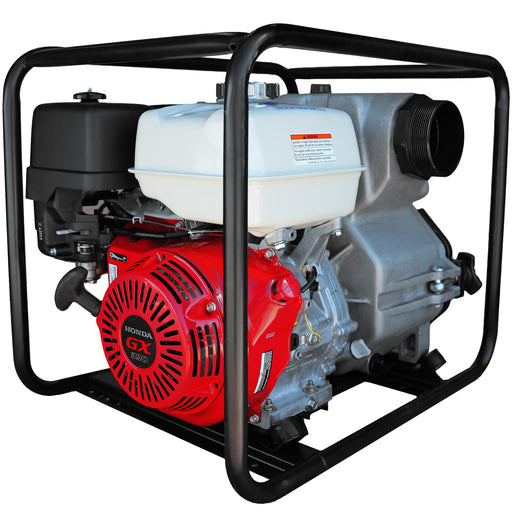 PRE ORDER: 4 Inch Trash Water Pump 423 GPM 13 HP GX390 powered by Honda Portable Utility - Sweatfully