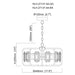4-Light Golden or Black Modern Crystal Island Pendant Light - Sweatfully