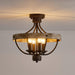 4-Light Industrial Ceiling Light - Sweatfully