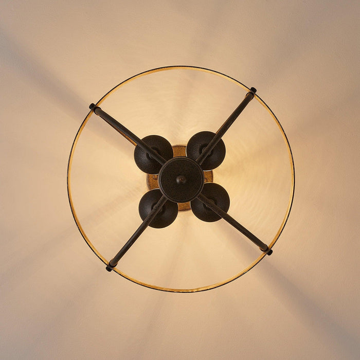 4-Light Industrial Ceiling Light - Sweatfully