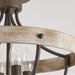 4-Light Industrial Ceiling Light - Sweatfully