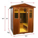 4-Person Luxury Low EMF Outdoor FAR Infrared Home Sauna With Bluetooth Audio, 2050W (SAK15372) - Sweatfully