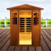 4-Person Luxury Low EMF Outdoor FAR Infrared Home Sauna With Bluetooth Audio, 2050W (SAK15372) - Sweatfully