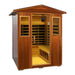 4-Person Luxury Low EMF Outdoor FAR Infrared Home Sauna With Bluetooth Audio, 2050W (SAK15372) - Sweatfully