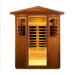 4-Person Luxury Low EMF Outdoor FAR Infrared Home Sauna With Bluetooth Audio, 2050W (SAK15372) - Sweatfully