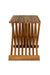 Winchester Teak Shower and Bath Folding Stool with Horizontal Slats - Sweatfully