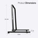 DeerRun Q1 Urban Mini Under-Desk Treadmill with Remote Control - Sweatfully
