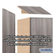 Salsbury 12" Wide Premier Wood Locker - Single Tier - 1 Wide - 6 Feet High - 21" Deep - Skyline Walnut - Resettable Combination Locks - Sweatfully