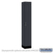 Salsbury 12" Wide Premier Wood Locker - Single Tier - 1 Wide - 6 Feet High - 15" Deep - Carbon Mesh - Hasps - Sweatfully