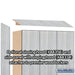 Salsbury 12" Wide Premier Wood Locker - Single Tier - 3 Wide - 6 Feet High - 18" Deep - Silver Teak - Hasps - Sweatfully