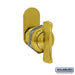 Salsbury Thumb Latch - Option for Locking Column Mailbox and Modern Mailbox - Gold Finish - Sweatfully