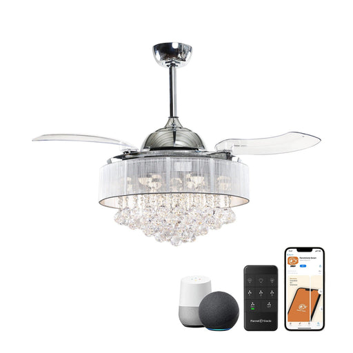 42" Broxburne Smart Fan with LED Light - Sweatfully