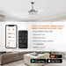 42" Broxburne Smart Fan with LED Light - Sweatfully