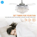 42" Broxburne Smart Fan with LED Light - Sweatfully