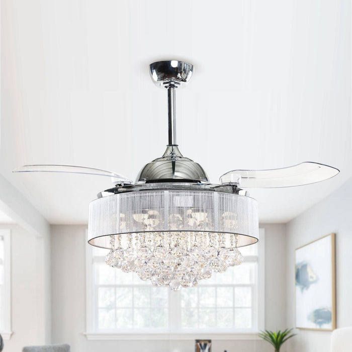 42" Broxburne Smart Fan with LED Light - Sweatfully