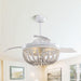 42" Huang Farmhouse Wooden Beads Ceiling Fan with Lighting - Sweatfully