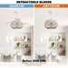 42" Huang Farmhouse Wooden Beads Ceiling Fan with Lighting - Sweatfully