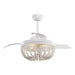42" Huang Farmhouse Wooden Beads Ceiling Fan with Lighting - Sweatfully