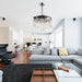 42" Mateo Modern Downrod Mount Crystal Ceiling Fan with Lighting and Remote Control - Sweatfully