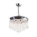 42" Mateo Modern Downrod Mount Crystal Ceiling Fan with Lighting and Remote Control - Sweatfully