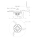 42" Modern Chrome Downrod Mount Crystal Ceiling Fan with Lighting and Remote Control - Sweatfully