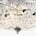 42" Servantes Modern Downrod Mount Crystal Ceiling Fan with Lighting and Remote Control - Sweatfully