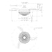 42" Servantes Modern Downrod Mount Crystal Ceiling Fan with Lighting and Remote Control - Sweatfully
