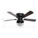 42" Traditional Flush Mount Reversible Ceiling Fan with Lighting and Remote Control - Sweatfully