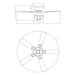 42" Traditional Flush Mount Reversible Ceiling Fan with Lighting and Remote Control - Sweatfully