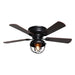 42" Traditional Flush Mount Reversible Ceiling Fan with Lighting and Remote Control - Sweatfully