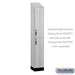 Salsbury 12" Wide Premier Wood Locker - Double Tier - 1 Wide - 6 Feet High - 15" Deep - Silver Teak - Hasps - Sweatfully